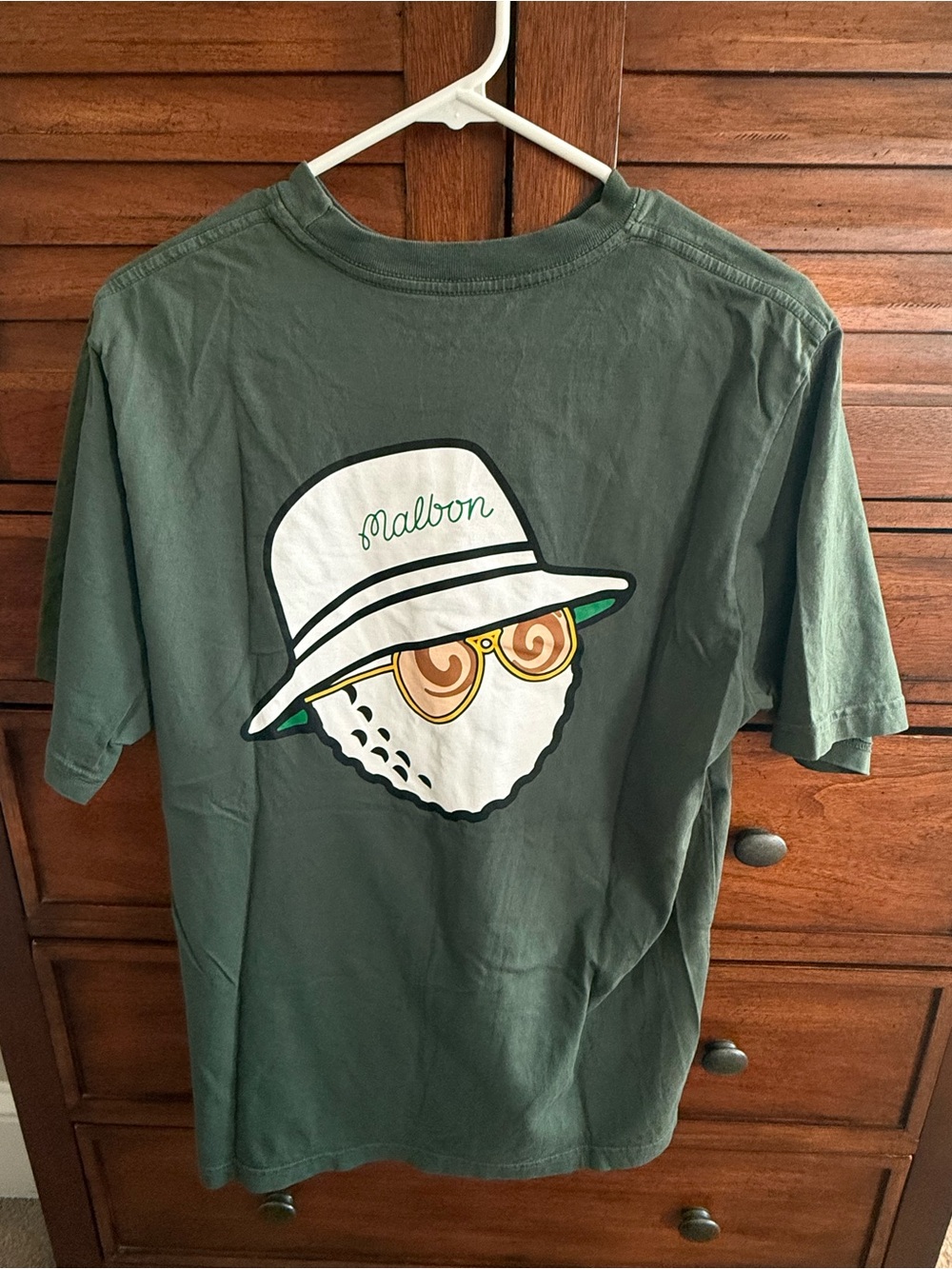 Malbon Green Graphic Short-Sleeve Tee